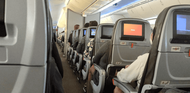 Flight to South Korea