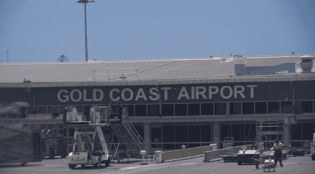 Flying to the Gold Coast